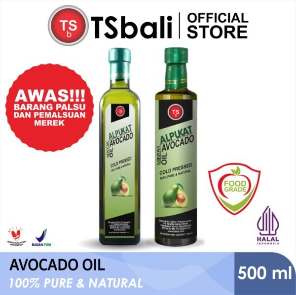 Avocado Oil Murni, Minyak Biji Alpukat Murni isi 500ml